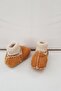 Girl Boy Baby Suede Leather Furry Booties - 2