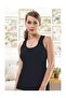 Women's Lycra Thick Strap Sports Black Body (2412-2413)