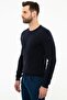 Men's Dark Navy Slim Fit Knitwear Sweater G021GL0TK.000867145 - 3