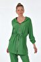 Green Hooded Women's Cap -23107504 - 4