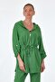 Green Hooded Women's Cap -23107504 - 5