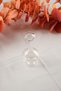 Glass Napkin Ring 1 Piece Blown Glass Napkin Holder Handmade Napkin Holder - 2