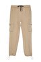 Mink Jogger Fit Pocketed Technical Fabric Trousers Tmnss23Pl00028 - 8