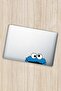 14 X 7 Cm Cookie Monster Sticker Car Laptop Motor Auto Sticker - 2