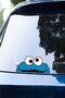 14 X 7 Cm Cookie Monster Sticker Car Laptop Motor Auto Sticker - 3