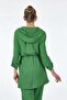 Green Hooded Women's Cap -23107504 - 6