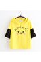Pikachu Model Printed Oversized Girls - Boys Unisex Children's T-shirt - 2