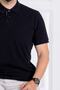 İnterview Sarar Polo Neck 100% Cotton Black T-Shirt - 7