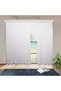 Plain Steel Model Skirts Leaded 1-2 Pleat Double Breasted Tulle Curtain - 2