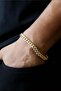 Gurmet Classic Tarnishable Gold Men's Steel Bracelet - 3