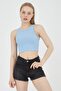 Halter Yaka Fitilli Crop Atlet