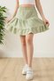 Skirt with Elastic Waist Shorts