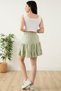 Skirt with Elastic Waist Shorts - 7