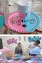 Gender Reveal Party Cardboard Plate Cup Set Girl or Boy or Party Set for 8 People - 3