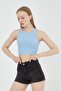Halter Yaka Fitilli Crop Atlet - 3