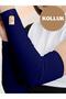 Arm Sleeve Navy Blue Elbow Top Right Left Double Flexible Lycra Interlocking Combed Cotton, Daily Sports Hijab Prayer - 3