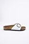 Women's Single Buckle Summer Daily Slippers White - 6