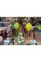 Single Leg Yellow Green Balloon Stand Safari Themed Balloon Stand and Banner Set of 2 - 2