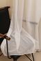 Single Wing Foldet Real Thick Wrinkle-Free Linen Skirts Leaded 1-2 Pleat Double Breasted Tulle Curtain - 2