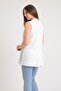 Combed Fabric Pleated Zero Sleeve Underwear Tunic - 3
