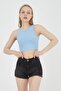 Halter Yaka Fitilli Crop Atlet - 4