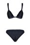 Lacivert Üçgen Kaplı Regular Normal Bel Bikini Takımı TBESS23BT00080 - 8