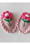 Snap Buckle with Bud Embroidery Leaves 2-Piece Snap Buckle