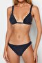 Lacivert Üçgen Kaplı Regular Normal Bel Bikini Takımı TBESS23BT00080 - 4