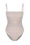 Pembe Simli Straplez Drapeli High Leg Brazilian Mayo TBESS23MA00406 - 6