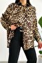 Women's New Season Leopard Pattern Loose Oversize Shirt