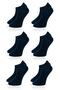 6 Pack Women's Navy Blue Bamboo High Quality Seamless Soft Breathable Sneakers Socks