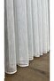 Slub Tulle 1/3 Close Pleat First Class Tulle Curtain Plain White Tulle Wrinkle-Free 220 X 250 - 4