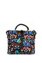 Black Striped Women's Shoulder Bag 155