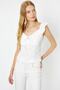 Women's Ruffle Detailed Short Sleeve Blouse - 7