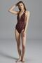 Chocolate Polka Foxy Swimsuit