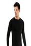Men's Thermal 4 Pack 100% Cotton Oversize Top Long Sleeve Black Underwear - 2