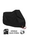 Sport Ducati 1100 Evo Rear Bag Compatible Tarpaulin Motorcycle Tarpaulin Black