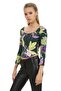 Women's Patterned Fairy Patterned Printed Basic Blouse BD2010