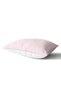 Light Pink Plain Colored Special Design Digital Printed Rectangular Pillow Throw Pillow Cover - 2