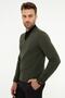 Men's Khaki Slim Fit Knitwear Sweater G021GL0TK.000.867149 - 3
