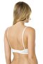 Women's Ecru Lace Underwire Micro Covered Silicone Strapless Bra New Season - 2