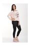 Sequin Embroidered Sweatshirt - Pink - 3