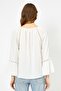 Long Sleeve Lace Detailed Blouse - 4