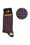 Plus Patterned Navy Blue Socks - 3