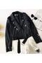 Faux Leather Coat - 2