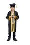 Graduation Cubbesi Primary School Black Gold Striped - 2
