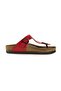 Luke Women's Flip Flops Beach Red Patent Leather Slippers