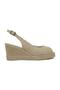 Women's Linen Shoes Wedge Heel Sandals