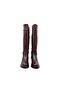 Brown Genuine Leather Boots505008041-1 - 3