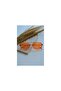 Unisex Women Men Uv400 Protected Zebra Orange Oval Rectangular New Season Sunglasses - 2